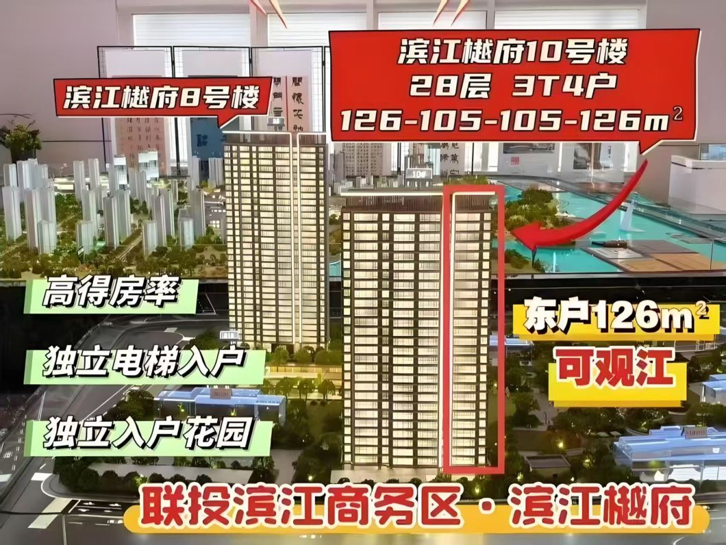 联投滨江商务区·滨江樾府楼栋信息