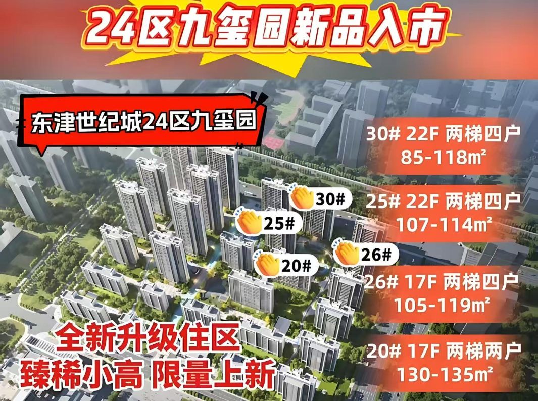 东津世纪城·24区九玺园楼栋信息